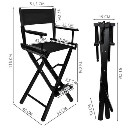 Folding Makeup Chair – Komfortabel og Praktisk til Professionelle