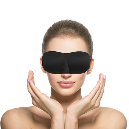 3D Søvnmaske med Ørepropper – Ideel til Rejser og Hjemmebrug