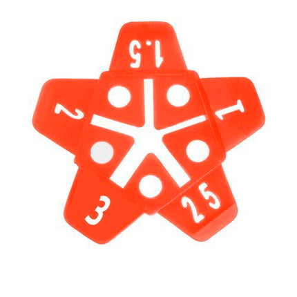 Flisejusteringssystem - 100 Clips, 50 Stjerner & 2 Nøgler til Nem Fliselægning