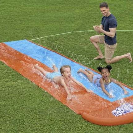 Double Water Slide H2O Go! - Sjov og Sikker Vandsjov til Børn