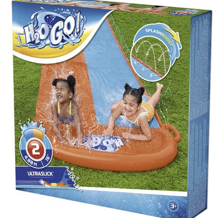 Double Water Slide H2O Go! - Sjov og Sikker Vandsjov til Børn