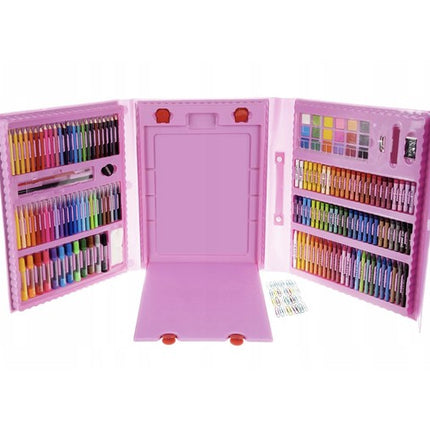 XXL Malersæt i Kuffert - 208 Elementer til Kreative Børn