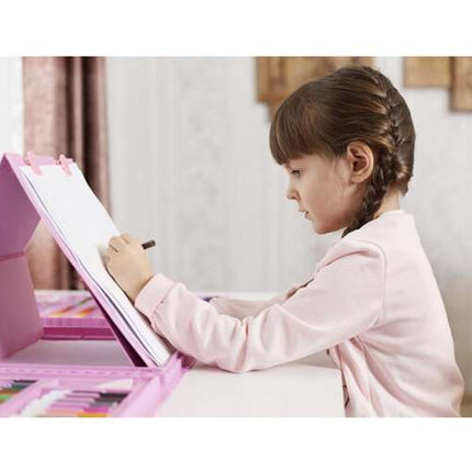 XXL Malersæt i Kuffert - 208 Elementer til Kreative Børn