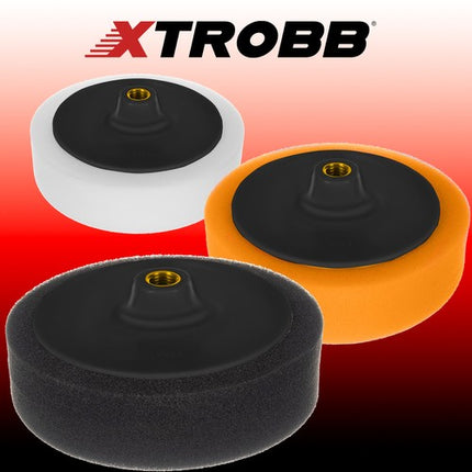 Poleringssvamp Sæt 145mm - Effektiv Bilpleje med Adapter