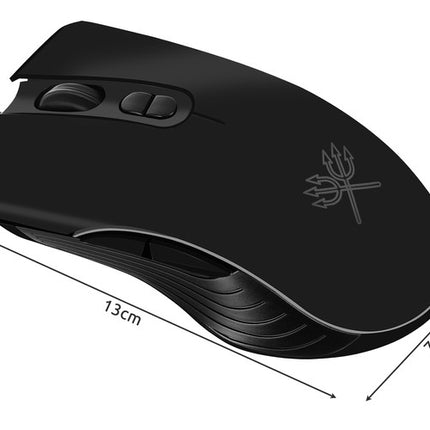 Ergonomisk Gaming Mus med LED Baggrundsbelysning – Hurtig og Præcis