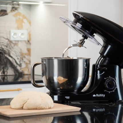 Køkken Planetarisk Robot 2200 W – Stort 6.2L Skål med Gratis Bagetilbehør
