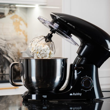 Køkken Planetarisk Robot 2200 W – Stort 6.2L Skål med Gratis Bagetilbehør