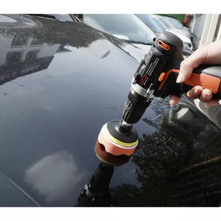 Poleringssvampe Sæt - 12 Elementer til Effektiv Bilpleje