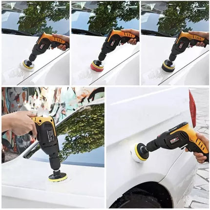 Poleringssvampe Sæt - 12 Elementer til Effektiv Bilpleje