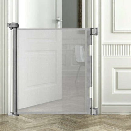 Udvidelig Sikkerhedsgitter / Rullegardin max: 160cm – Sikre dit hjem