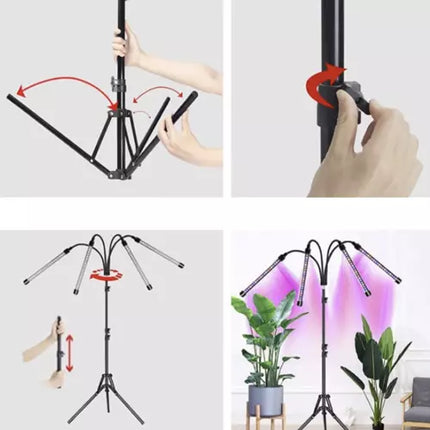 Plant Growing Lamp på Tripod – Ideel til Indendørs Planter