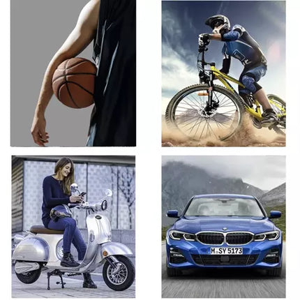 Fodpumpe med Manometer - Effektiv og Brugervenlig til Cykler og Bolde