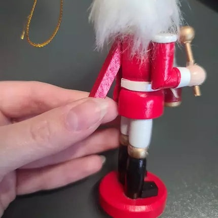 Træ Nøddeknækker Figurer Sæt - 5 Stk. Julepynt til Hjemmet