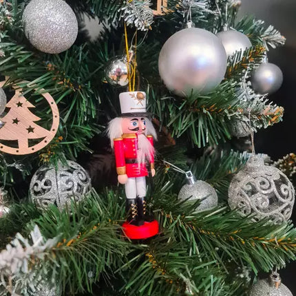 Træ Nøddeknækker Figurer Sæt - 5 Stk. Julepynt til Hjemmet