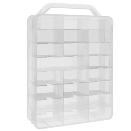 Praktisk Legetøjs Kuffert med 46 Rum – Ideel til Børneværelset