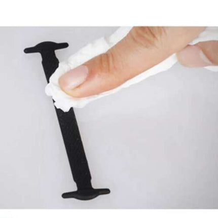 Elastiske Snørebånd uden Binding - 16 Stk. i Sort