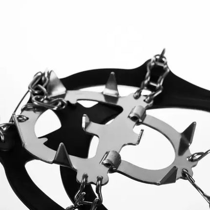 Skov- og Vinter Crampons til Cykelsko - Størrelse M (35-39) med 12 Tænder