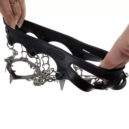 Skov- og Vinter Crampons til Cykelsko - Størrelse M (35-39) med 12 Tænder