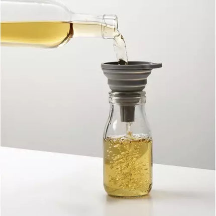 Universal Silikone Tragt - Sammenfoldelig og Praktisk til Hjemmet