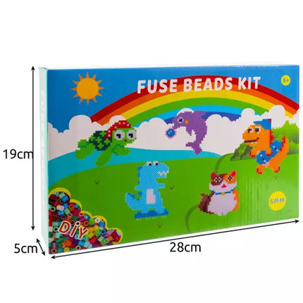 Stort Perlesæt XXL 6500 stk – Kreativ Leg med Farverige Perler