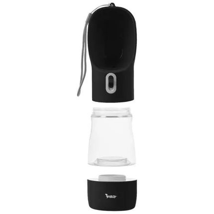 Praktisk Vandflaske med Skål til Hunde – Ideel til Gåture og Rejser