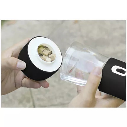 Praktisk Vandflaske med Skål til Hunde – Ideel til Gåture og Rejser