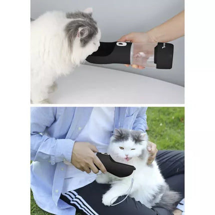 Praktisk Vandflaske med Skål til Hunde – Ideel til Gåture og Rejser