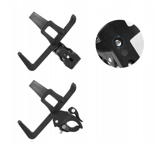 Praktisk Vandflaskeholder til Cykel, Klapvogn og Scooter – Nem Adgang til Drikkevarer