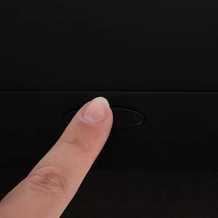 Diskret Stikkontakt til Indbygning i Bordplade – 3 Sokler, Sort