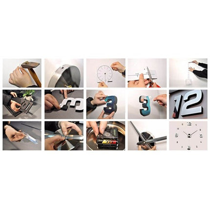 DIY Vægur med Spejleffekt – Justerbar Størrelse 60-130 cm