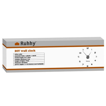 DIY Vægur med Spejleffekt – Justerbar Størrelse 60-130 cm