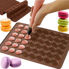 Silicone Bagemåtte til Macarons og Småkager – 48 Ringe i To Størrelser