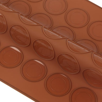 Silicone Bagemåtte til Macarons og Småkager – 48 Ringe i To Størrelser