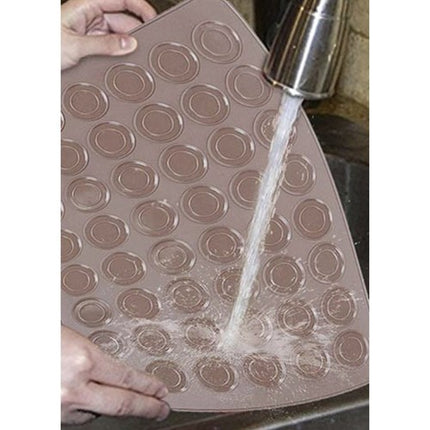 Silicone Bagemåtte til Macarons og Småkager – 48 Ringe i To Størrelser