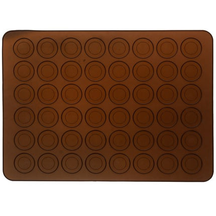 Silicone Bagemåtte til Macarons og Småkager – 48 Ringe i To Størrelser