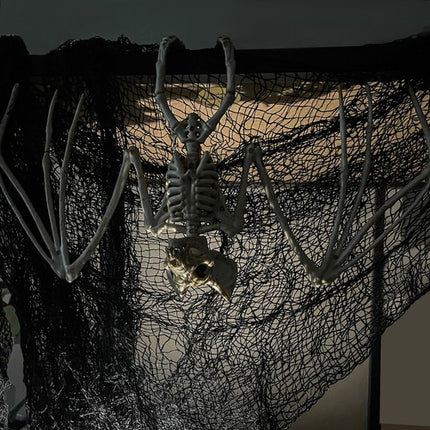 Store Flagermus Skelet Halloween Dekoration – Skab en Uhyggelig Stemning