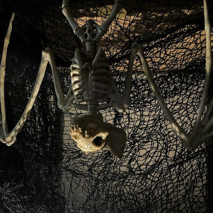 Store Flagermus Skelet Halloween Dekoration – Skab en Uhyggelig Stemning