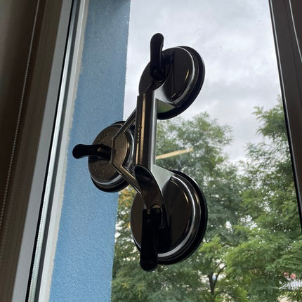 Aluminium Sugekop med 3 Gummifødder – 150 kg Belastning