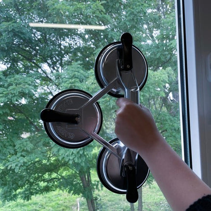 Aluminium Sugekop med 3 Gummifødder – 150 kg Belastning