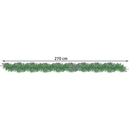 Thick Garland Juletræ Dekoration 270 cm – Premium Kvalitet til Jul