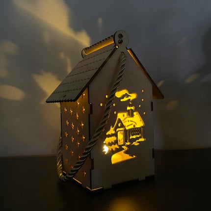 Træ Adventslanterne – Sikker og Hygge Skaber til Jul