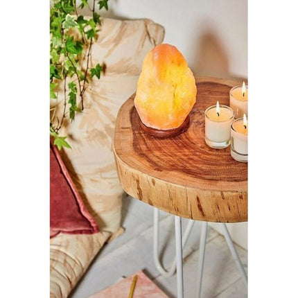 Saltlampe med Justerbar Lysstyrke – Naturlig Luftionisator