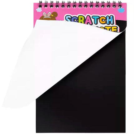 Scratch Notebook med Træ Stylus – Kreativ Underholdning til Børn