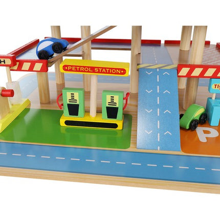 Træ Garage til Børn - Sjov og Sikker Parkering