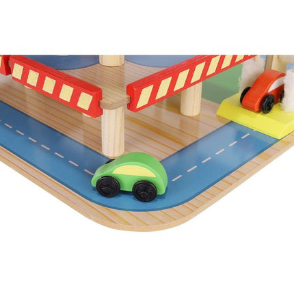Træ Garage til Børn - Sjov og Sikker Parkering