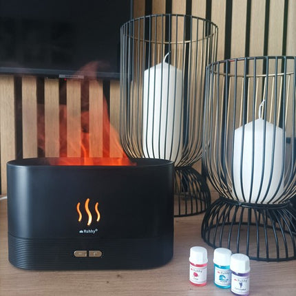 3-i-1 Luftfugter med Aromaterapi og LED Lys – 180ml USB