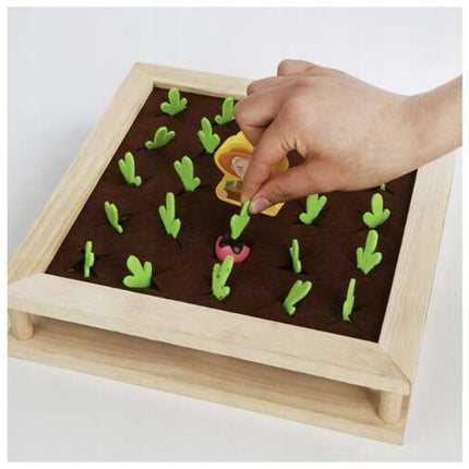 Træspil 2 i 1 - Gårdsplads og Kugleskydning til Børn