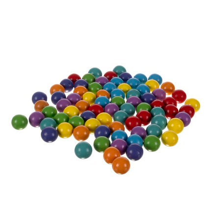 Træspil 2 i 1 - Gårdsplads og Kugleskydning til Børn