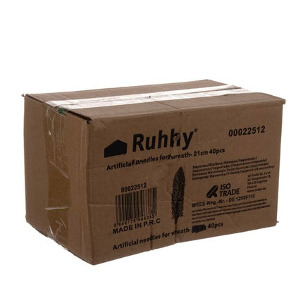 Kunstige Grangrene til Krans – 21 cm, 40 stk. – Perfekte til Jul og Indretning