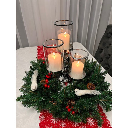 Kunstige Grangrene til Krans – 21 cm, 40 stk. – Perfekte til Jul og Indretning